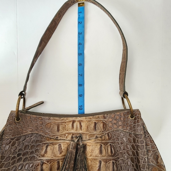 Sondra Roberts Croc Embossed Bag Purse - Picture 11 of 14